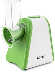 Фото 1/2 Измельчитель электрический Kitfort КТ-1385 200Вт белый/зеленый