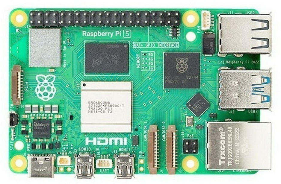 Raspberry Pi 5 4GB RAM, Одноплатный компьютер на базе 4-ядерного