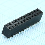 DS1023-11-2X12B8XBS, (PBD-24 2X12 smd), Гнездо на плату SMD 2x12 конт. ...