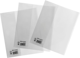 Фото 1/3 Обложка Silwerhof 70100 для тетради/дневника ПП 70мкм гладкая прозр. 210x345мм