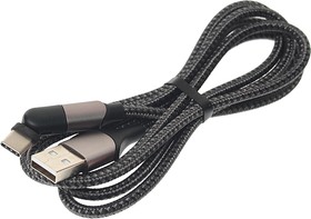NB176 Black, Кабель USB Type C 1.2 м черный XO