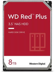 Фото 1/4 Жесткий диск WD Red Plus WD80EFZZ, 8ТБ, HDD, SATA III, 3.5"