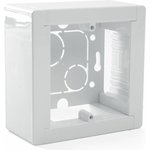 Монтажная коробка EBX20-04-1 для открытой установки 88х88х42,5мм, белый (К-440) 39928