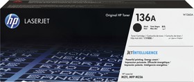 Фото 1/10 Картридж лазерный HP 136A W1360A черный (1150стр.) для HP LJ M211d/MFP M236