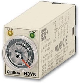 H3Y2AC1001205M, DPDT Time Delay Relays 100VAC 120VAC