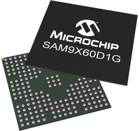 SAM9X60D1G-I/4FB, Microprocessors - MPU ARM926 MPU,BGA,IND TEMP,1GBit DDR2