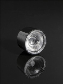 CA18977_LEILA-Y-WW-HLD2, LED Lighting Lenses Assemblies -55 wide beam. 14.8 mm high assembly with star-pcb holder