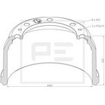 036.418-00A, 036.418-00A_барабан тормозной !360x160/175 H=242 d=230/275 ...
