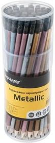 Чернографитный карандаш METALLIC 48 шт PCNBMT-HB