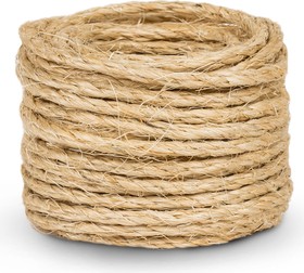 Канат сизалевый СТ тросовой свивки d. 4 мм в отрезках по 15 м ЦН 13760-1