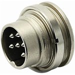 T3362-100, Circular DIN Connectors MALE RECEPTACLE 5 WAY