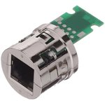 RJFTV22ZN00, Modular Connectors / Ethernet Connectors SquareFlangeRecpt ...