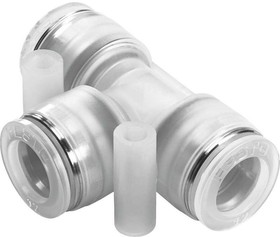 Фото 1/2 NPQP-T-Q6-E-FD-P10, Push-In T-Connector, 40.4mm, Compressed Air, NPQP