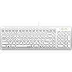 31310020412, Клавиатура Genius SlimStar Q200 WHITE проводная