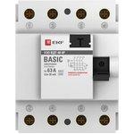 Protective shutdown device RCD VDT-40 4P 63A/ 30mA electronic Basic elcb-4-63- ...