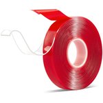 Клейкая лента (скотч) двусторонняя акриловая - 20мм х 3M