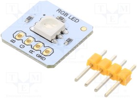 DF-DFR0238, Модуль LED, 3,3-5ВDC, 15x15мм, Цвет RGB, Корп 5050