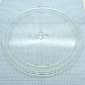 СВЧ Тарелка (стекло) D=325 мм, (KOR100H), Поворотный столик (тарелка) для СВЧ-печи, диаметр=325мм