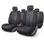 TT-902M BK/BK, Авточехлы универсальные полиэстер/сетка (AIRBAG) черные (9 ...