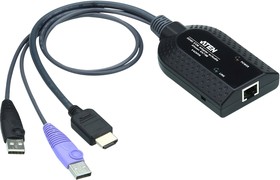 Фото 1/3 ATEN KA7188, КВМ-адаптер USB, HDMI c поддержкой Virtual Media