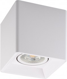 Фото 1/3 Denkirs Светильник накладной IP 20, 10 Вт, GU5.3, LED, белый, пластик DK3030-WH