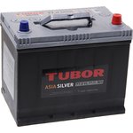 6СТ77(0) D26L, Аккумулятор TUBOR Asia Silver 77А/ч обратная полярность
