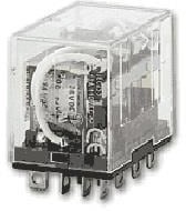 Фото 1/3 LY2N-D2-DC24, General Purpose Relays DPDT 10A 24VDC W/LED