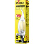 Лампа Navigator 61 357 NLL-F-FC35-6-230-4K-E14
