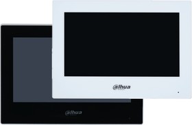 Фото 1/6 Домофон DAHUA Монитор видеодомофона IP 7 дюймовый с WiFi 2.4ГГц, белый. 1024x600 разрешение, ёмкостной сенсорный экран; тревожные входы /