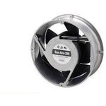 109E1724H502, DC Fans DC Axial Fan, 172x51mm Round, 24VDC, Ribless