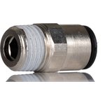 3175 08 13, LF3000 Series Straight Threaded Adaptor, R 1/4 Male to Push In 8 mm ...