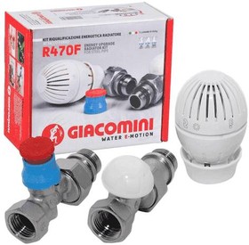 022-0779, Комплект терм бок/п R402TG Ду10 Ру10 прям R15TG+R470 двухтр Giacomini R470FX012