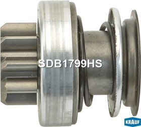 Фото 1/7 SDB1799HS, Привод стартера TOYOTA Auris (09-),Corolla (10-) (бендикс) KRAUF