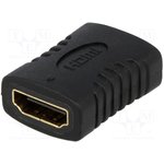 AH0006, Адаптер, гнездо HDMI,с обеих сторон, Цвет: черный