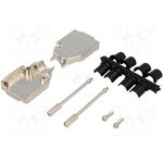DSC-809B, Корпус для разъемов D-Sub, D-Sub HD 15pin,D-sub 9pin, UNC4-40