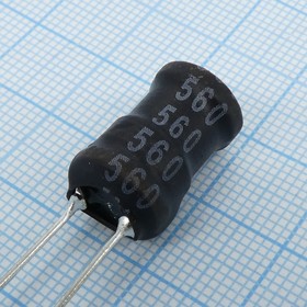 LGB-X1016-560K, (56uH 3.4A), Радиальная индуктивность 56uH 3.4A 68mOhm DCR p=6.5mm