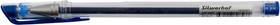 Фото 1/4 Ручка гелев. Silwerhof Solo d=0.5мм син. черн. кор.карт. сменный стержень игловидный пиш. наконечник линия 0.3мм