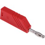 934100101-, Red Male Banana Plug, 4 mm Connector, Screw Termination, 16A ...