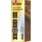 Лампа Navigator 80 545 NLL-C37-6-230- 2.7K-E14-FR-SV