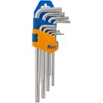 KT700567, Набор ключей Г-образных торкс (9 шт. Т10-Т50) коротких (tool)