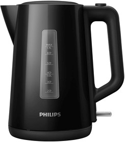 Фото 1/10 Чайник электрический Philips HD9318/20 1.7л. 2200Вт черный корпус: пластик
