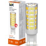 LLE-CORN-7-230-30-G9, Лампа LED CORN капсула 7Вт 230В 3000К керамика G9 IEK