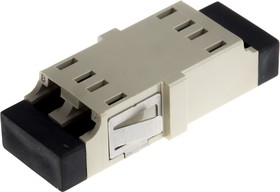 Фото 1/2 6457567-7, Fiber Optic Adapter, Multimode, LC Duplex, LC Duplex, Receptacle, Receptacle, Straight Adapter