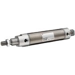NCMB075-0150S, Pneumatic Piston Rod Cylinder - 3/4in Bore, 38.1mm Stroke ...