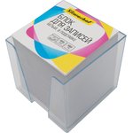 Блок для записей бумажный Silwerhof 90x90x90мм 65г/м2 92% белый в подставке