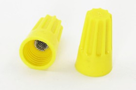 Фото 1/3 Клемма соединительная кабельная, d 5,0xd14,2x23,5 мм, желтый, P74
