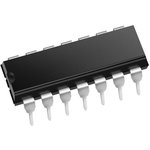 MCP6549-I/P, Analog Comparators Quad 1.6V Open Drain