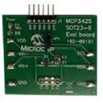 MCP3425EV, Data Conversion IC Development Tools MCP3425 ADC SOT23-6 Eval Board