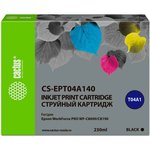 Картридж струйный Cactus CS-EPT04A140 черный (230мл) для Epson WorkForce Pro ...