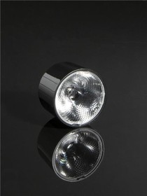 CA18973_LEILA-Y-SS-HLD2, LED Lighting Lenses Assemblies -14 smooth spot beam. 14.8 mm high assembly with star pcb-holder